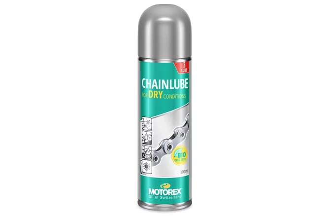 Motorex Chainlube DRY Kettenschmierspray 300 ml