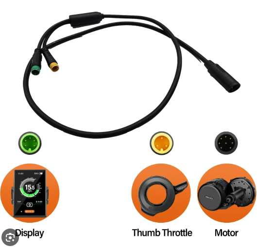 Câblage 2T pour Moteur Bafang BBS01BBS02