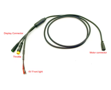 Kit de Conversion de vélo électrique, câble de vélo électrique, accélérateur au pouce, moteur Bafang, pièce de bricolage, M500, M600, 1T3