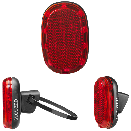 SECUZED PLUS DYNAMO MIT STANDLICHT LINETEC ZUR MONTAGE VON SCHUTZBLECHEN / SCHIENEN 333ALK