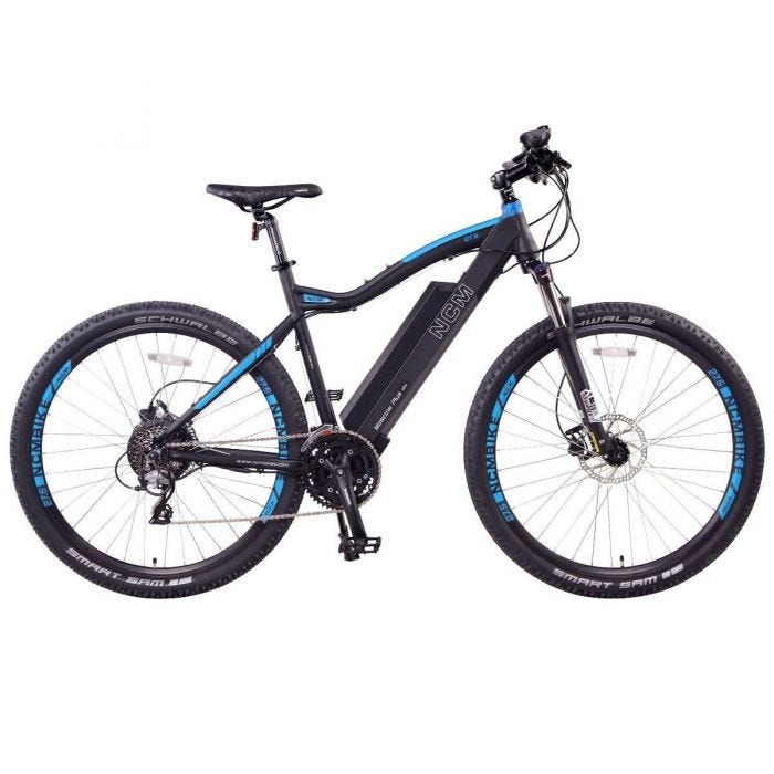 NCM Moscow Plus Elektro-Mountainbike, 250 W, 48 V, 16 Ah, 768 Wh Akku