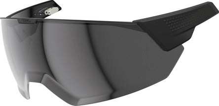 Klares MagneticVisor Visier für ABUS Fahrradhelm HYP-E, Sonnenschutz und Wetterbeständigkeit, magnetische Schnellbefestigung.
