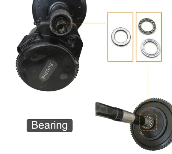 Kit rondelles et roulements pour moteur Bafang