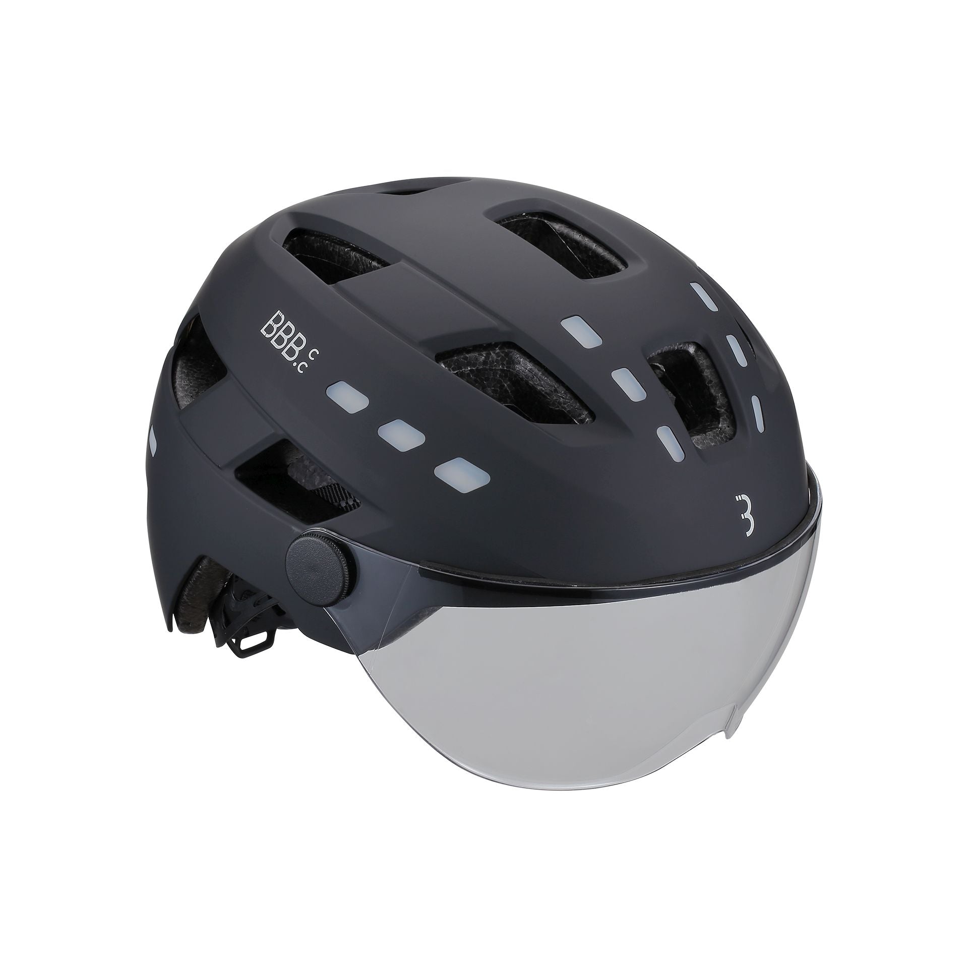 BBB Helm District LED Faceshield unisize , M/L (55-60cm)