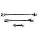 Tranz-X Schnellspanner-Set 115/148 mm Sattelklemme inklusive Cromoly-Silber