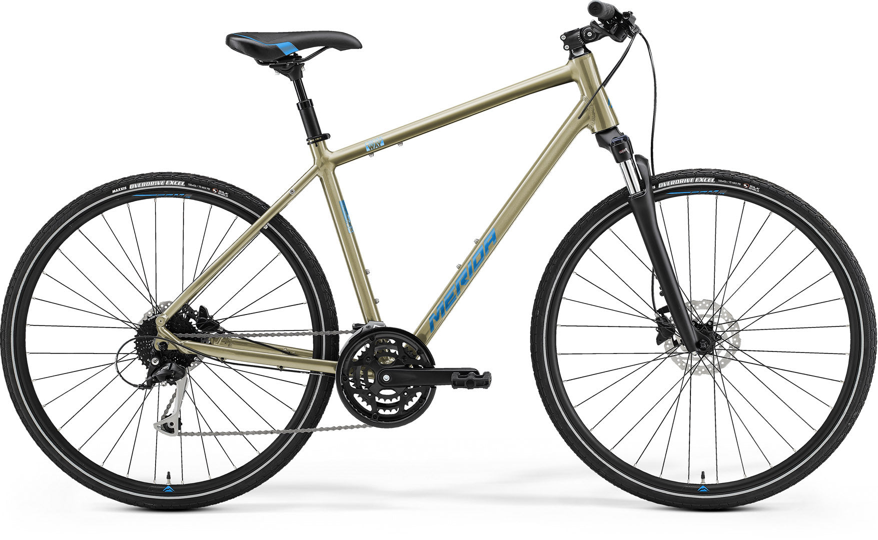 Merida Crossway 40 Champagne - blau